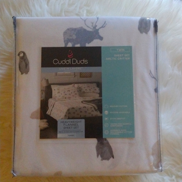 Flannel Sheet Set, Size Twin - Picture 1 of 4